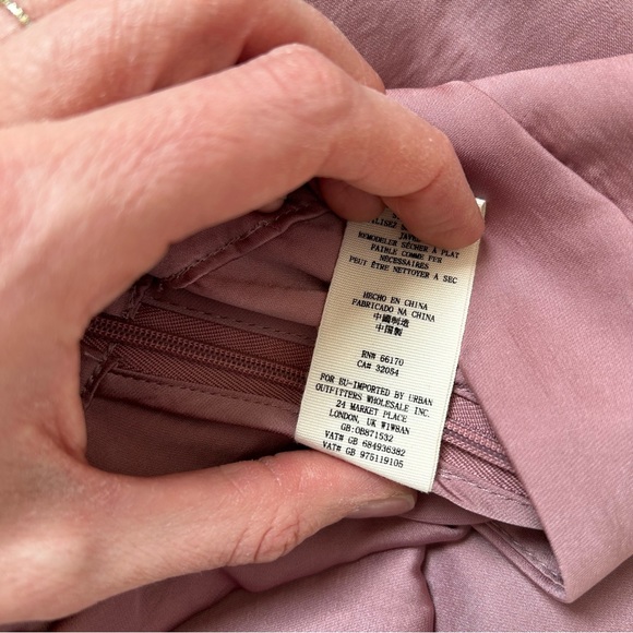 NWT Free People Satin Dusty Mauve Midi Skirt Size 0 - Picture 13 of 13